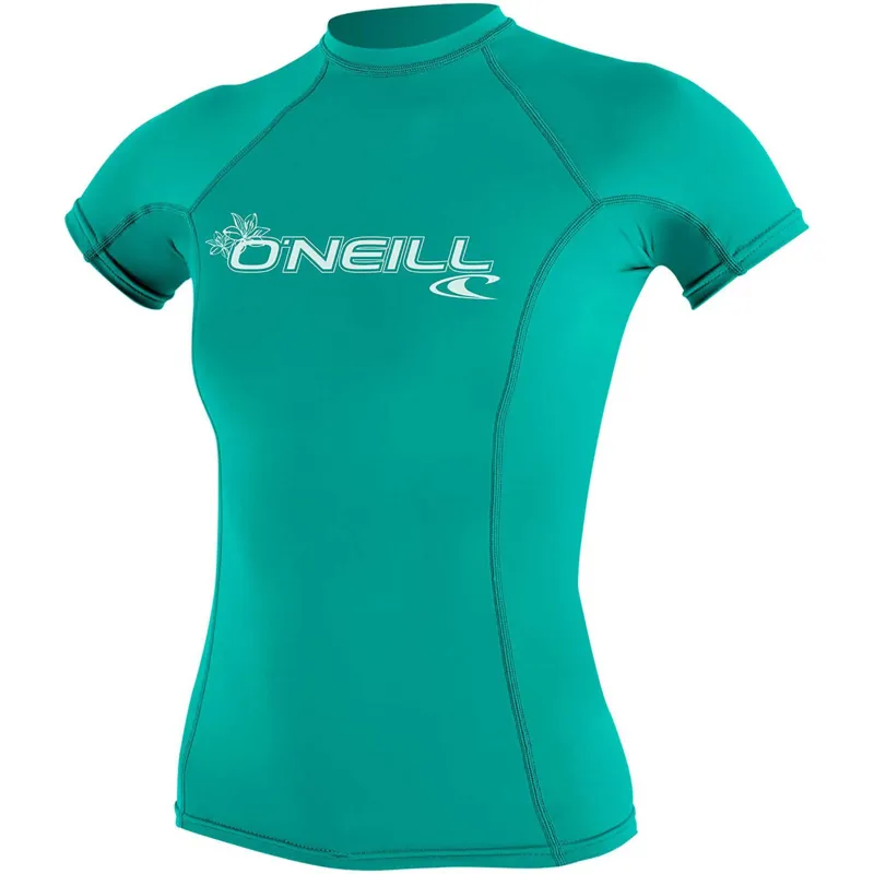 O'Neill WMS Basic Skins S/S Sun Shirt Aqua